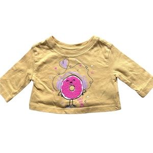 Yellow long sleeve baby girls long sleeve